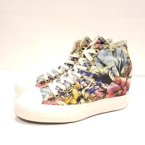 Converse Floral Sneaker Wedge Chuck Taylors